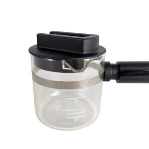 Replacement Glass Carafe Assembly with Lid for DeLonghi EC-5 Espresso Machine